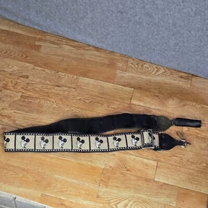 Vintage 1970s Walt Disney Mickey Mouse Filmstrip Neck Strap 41" Camera Guitar - Picture 1 of 3