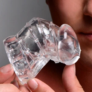 Male chastity Device Penis Trap Kinky Cock Blocker Bondage Sex Toys - Picture 1 of 5