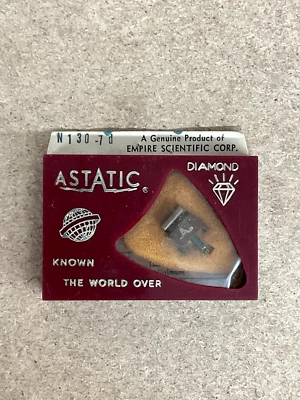 Astatic Record Player N130-7d Diamond Album Player Replacement Needle  - Image 1 of 3