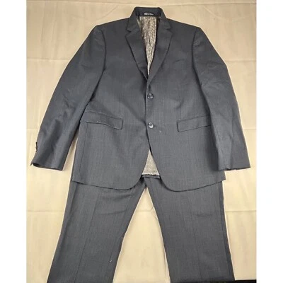 Traje Original Pingüino Mezcla Lana Dos Piezas Ajuste Moderno Para Hombre Talla 40R 34x32 Foto 1 de 4