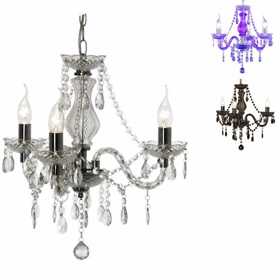 HEUTE-WOHNEN Lampadario a sospensione Reality/Trio acrilico lampadario, 3 luci