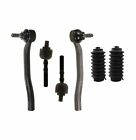 6 Pc Inner & Outer Tie Rod Ends Below Boots Steering Kit for Honda Prelude 97-01