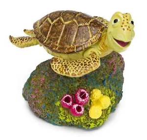 Swimming Sea Turtle Decor Small Aquarium Ornament Aquarium Fish Tank Decoration - Picture 1 of 6