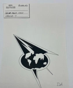 G.I. Joe: Sgt. Savage 1994 Produktion SIGNIERT Darrel Bowen KOPIE Modell Cel Zeichnung - Bild 1 von 2