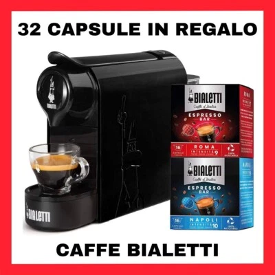 macchinetta macchina caffe espresso nuova BIALETTI GIOIA + 32 CAPSULE IN REGALO. - Immagine 1 di 4