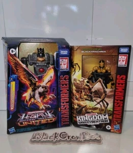 TRANSFORMERS BEAST WARS MAXIMAL SILVERBOLT & PREDACON BLACKARACHNIA NEW MISB - Picture 1 of 19