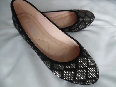 Forever Comfort Talla 7 - Bailarina plana para mujer con espejo brillante ¡NUEVA! Hermoso Foto 1 de 4