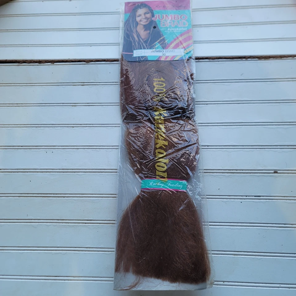Jumbo Braid 100 Kanekalon Hair Plus Trading Co TT1B/D.bluRetardant Remy Feeling