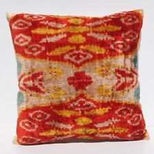 16x16 handmade case silk velvet pillow geometric pillows cushion uzbec square