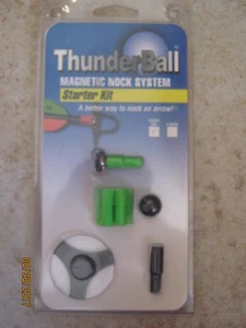 New Archery Arrow ThunderBall Magnetic Super Uni Nock System Starter Kit Green - Picture 1 of 8