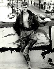 1996 Herb Ritts David Bowie 1987 Leather Jacket Bare Feet Art Photo Engraving