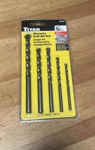 Titan 5-teiliges Hartmetall Steinbohrer-Set 55738 - Bild 1 von 6
