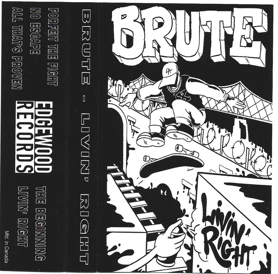 Brute - Livin' Right Cassette Gold (NEW) Foto 1 de 1