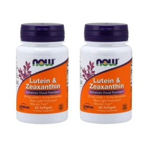 Lutein Zeaxanthin Supplement 60 Softgels 25mg Lutein Blue Light Protection - Picture 1 of 8