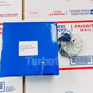 Billet Point Milled Turbo Compressor Wheel for G42-1200 Standard Rotation - Foto 1 di 6