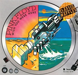 DJ Pink Floyd Wish You Were Here Slipmat Turntable 12 Record Player Audiophile - Foto 1 di 6