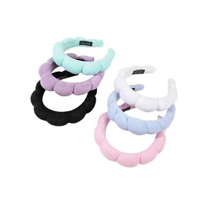 2/5/50 pcs Girls women Cloud Shaped Sponge Hand-Woven Headband set wholesale - Picture 1 of 12