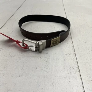 Levis Brown & Black Reversible Synthetic Leather Belt Women's Size Small 22"-24" - Picture 1 of 7