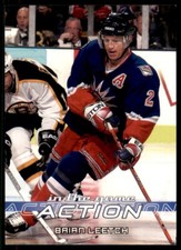 2003-04 In The Game Action Brian Leetch New York Rangers #344