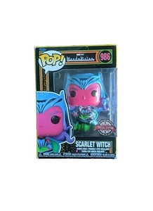 Funko Pop! Vinyl: Marvel Wanda Vision Scarlet Witch 986 Black Light Special Edit - Picture 1 of 13