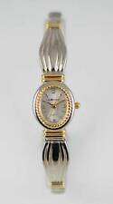 Sag Harbor Watch Womens Stainless Silver Gold Stretch Water Resist White Quartz