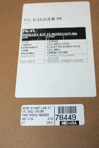 HARLEY TWIN CAM FL 1999- 2006-LATER PRIMARY COVER GASKET & SEAL KIT - Picture 1 of 4