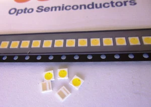 50 pieces OSRAM DURIS® S5 LED 4000K Neutral WHITE CRI 82 ~1.0W 3030 GW PSLPS1.EC - Picture 1 of 4