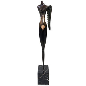 PAUL WUNDERLICH - Original Bronzeskulptur "KLEINE NIKE"