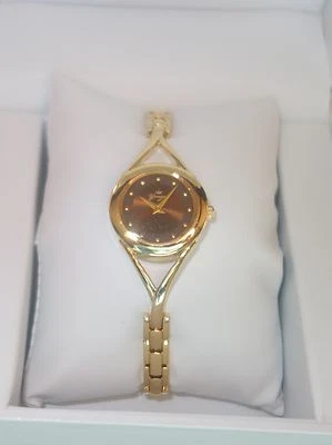 Reloj pulsera Yonger and Bresson dorado IP acero esfera marrón DMP 1499/20 nuevo Foto 1 de 4