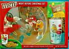 M&M's Night Before Christmas Plate And Glass Set Cookies For Santa 2020 NIB