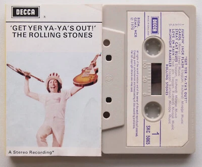 ROLLING STONES - GET YER YA-YA'S OUT! (DECCA SKC5065 ) 1970 UK CASSETTE *READ* - Image 1 of 4