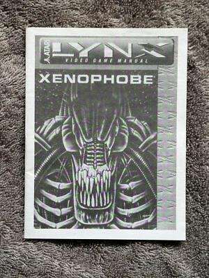 Atari Lynx Xenophobe Manual  - Image 1 of 2