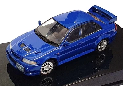 Autoart escala 1/43 diecast 57152 - Mitsubishi Lancer Evo 6 - azul Foto 1 de 4
