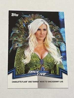2018 Topps WWE Women's Division Wrestling #SDL-9 - Charlotte Flair Foto 1 de 2