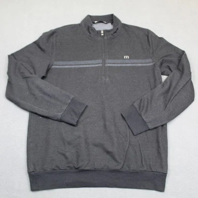 Travis Mathew Sweater Mens Medium Quarter 1/4 Zip Pullover Golf Casual Mock Neck - Image 1 of 4