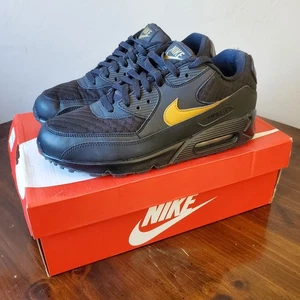 Nike Air Max 90 Essential Negro Metálico Dorado 2018 AV7894-001 Para hombres EE. UU. Talla 9 - Imagen 1 de 15