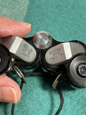 Selsi Lightweight Mini Field Binoculars 6 X 15 Model 63575 Coated Optic Exc Cond - Image 1 of 4