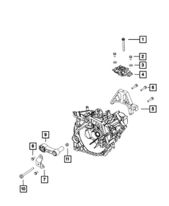 Genuine Mopar Engine Isolator 68105215AB - Picture 1 of 4