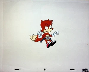 Adventures of Sonic the Hedgehog 1992 Animación Producción Cel DIC - Imagen 1 de 2