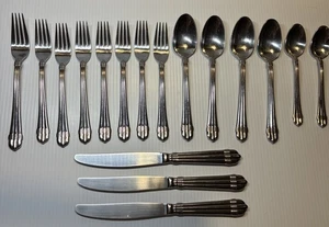 Utensilien Odyssee markiert auf allen Teilen Hampton Silberschmiede Edelstahl Korea - Bild 1 von 18