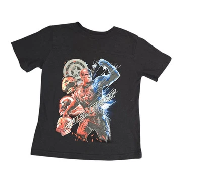 Marvel Avengers Boys Shortsleeve Black T-Shirt Size 5/6 - Image 1 of 3