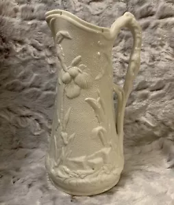 Vereinigte Staaten Pottery Co Parian Ware Krug 1850er - Bild 1 von 7