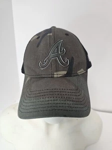 new era fitted hat atlanta braves camo medium/large - Picture 1 of 6