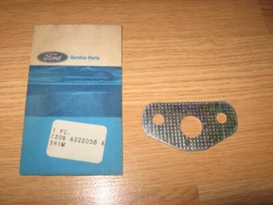 NOS 1962-1965 Ford Fairlane Mustang Door Latch Striker Plate Shim C2OB6222058A - Foto 1 di 2