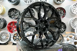 4 x 23 Inch 5x130 HF-2 Style Black Wheels: Fits For Mercedes-Benz G Class - Picture 1 of 11