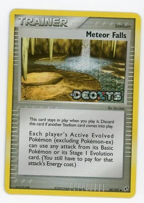 Pokemon Card Meteor Falls 89/107 Reverse Holo Foil EX Deoxys EX - Image 1 of 2