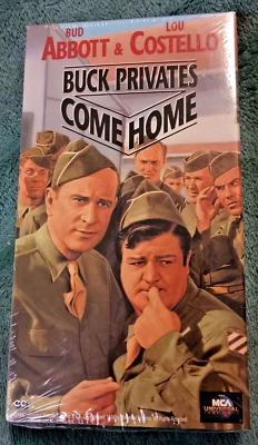 Abbott and Costello Buck Privates Come Home  (VHS, 1992) Brand New!!! SEALED Foto 1 de 2