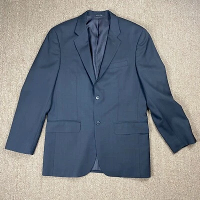 Abrigo Deportivo Alfani Para Hombres 38R Gris Oscuro Traje Chaqueta 2 Botones 2 Ventilación Escoba Blazer Foto 1 de 4