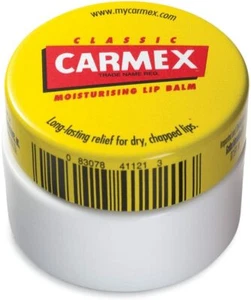 Carmex Classic Moisturizing Lip Balm Pot for Dry & Chapped Lips 7.5g - Picture 1 of 2