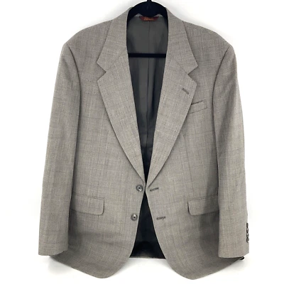 Traje Corbin para Hombres A Medida Negro Gris Espiga Chaqueta a Cuadros Pantalón Forrado Usado en Excelente Condición Foto 1 de 4